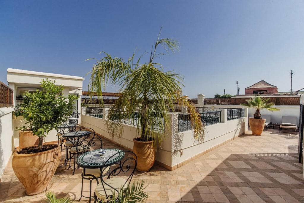 Terrasse Riad Nayanour — Ambiance détente