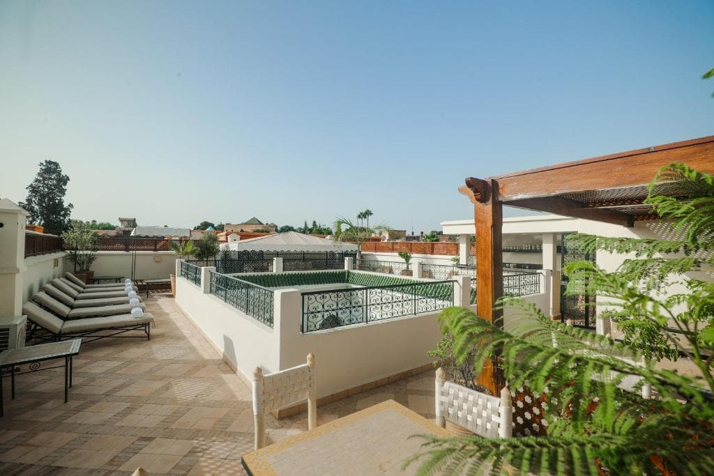 Terrasse Riad Nayanour — Coin salon