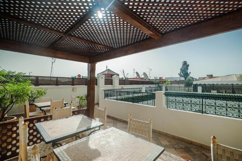 Terrasse Riad Nayanour — Ciel de Marrakech